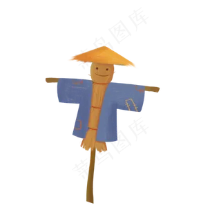 卡通稻草人