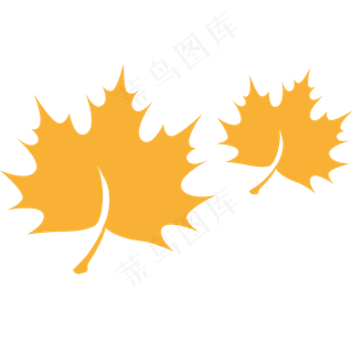 日系小清新唯美系列立秋枫叶