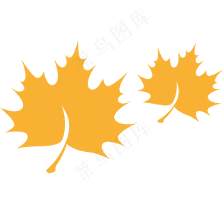 日系小清新唯美系列立秋枫叶