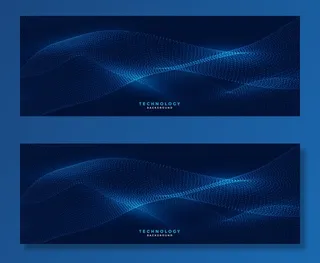 蓝色横幅banner技术