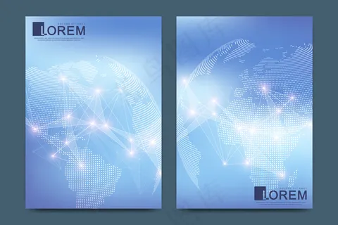 小册子的现代模板