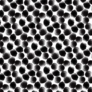 水彩画圆点图案