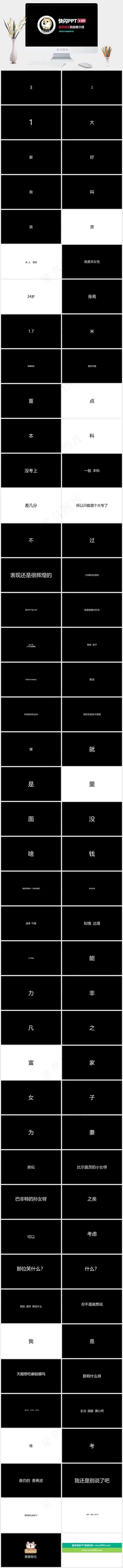 黑色标准硬朗简洁PPT模板