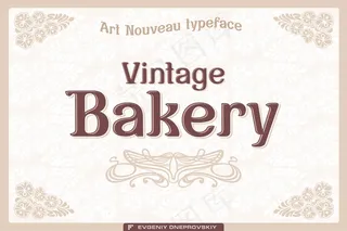 浅色背景上的复古面包店标签