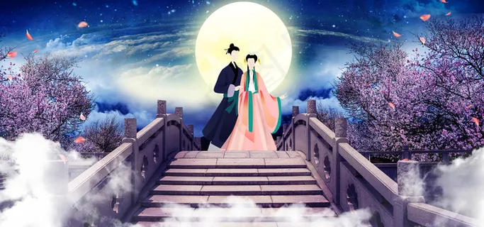 七夕唯美桥上相会 七夕唯美桥上相会