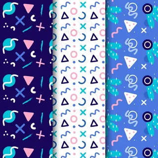 抽象手绘图案集