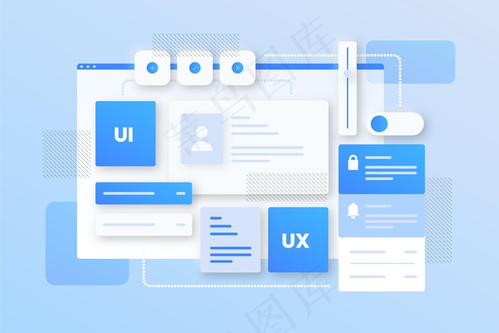 渐变 ui/ux 背景eps,ai矢量模版下载