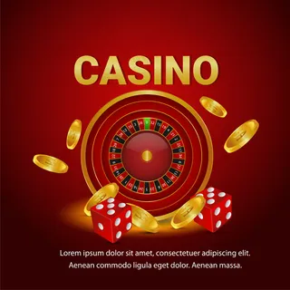 赌场赌博游戏与轮盘赌，金币，骰子和背景
