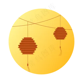 中秋灯笼彩灯 中秋灯笼彩灯