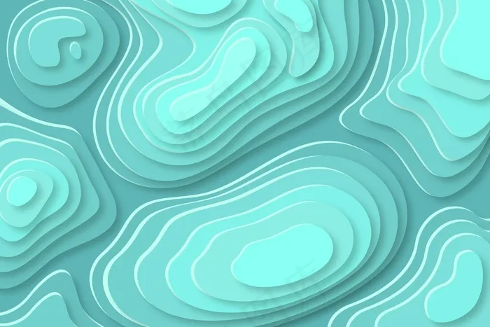 蓝色地形图背景eps,ai矢量模版下载