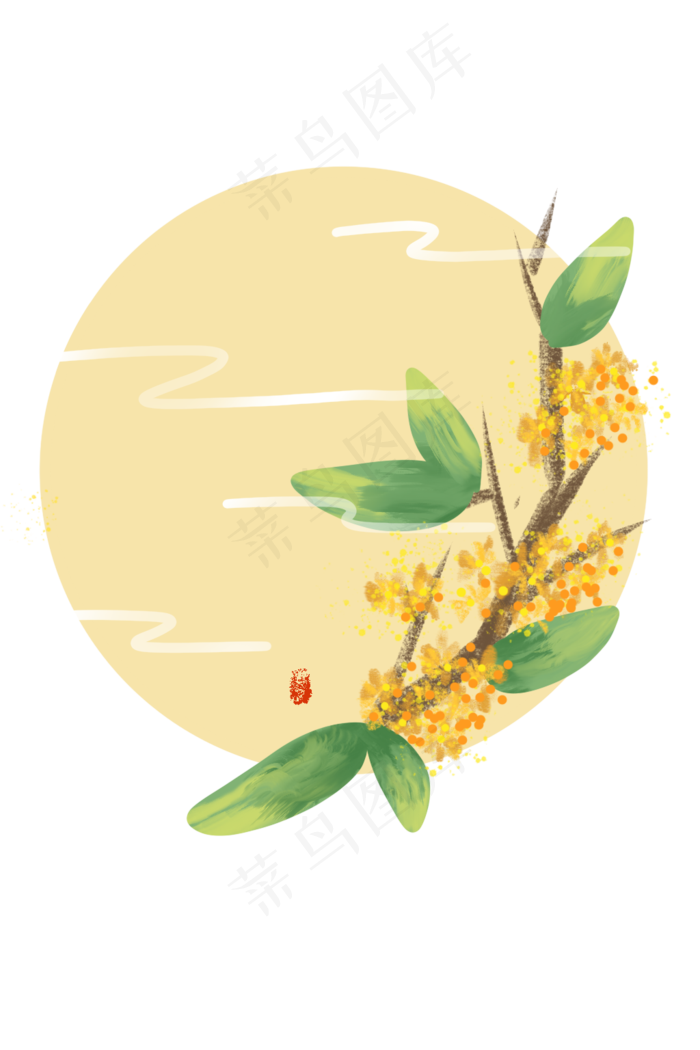 寒露花枝传统节日(1024X1536(DPI:300))psd模版下载