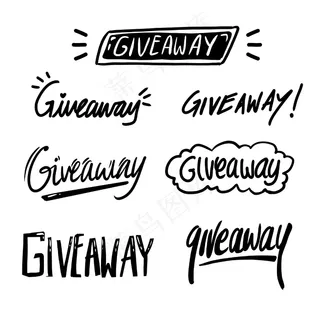 手绘免费印刷文本