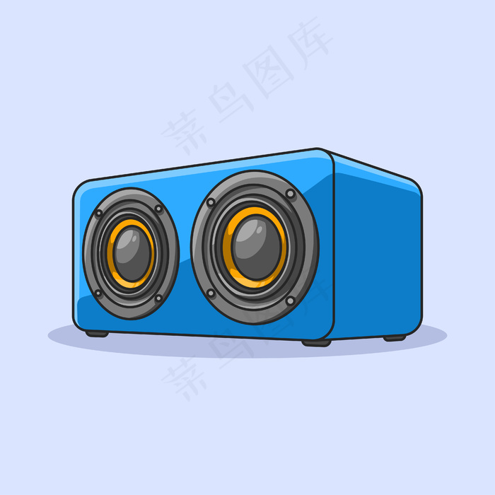 便携式扬声器音响系统易于编辑