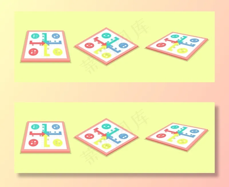 从不同的角度阐释了ludo游戏eps,ai矢量模版下载