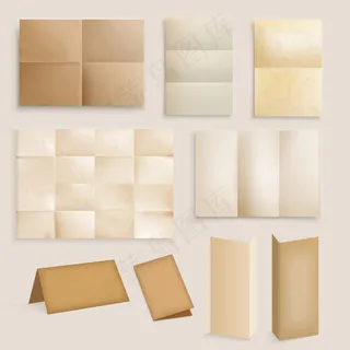 复古纸写实系列