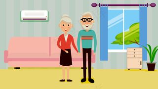 重阳节之幸福的老人