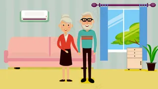 重阳节之幸福的老人