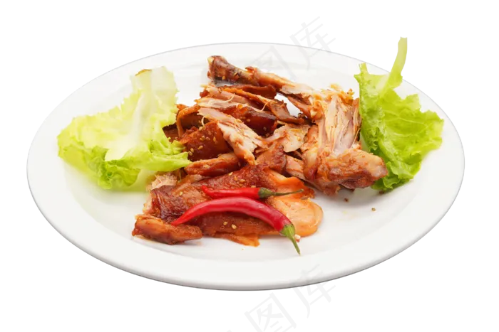 麻辣美味鸡肉(3000*2000px 300 dpi )