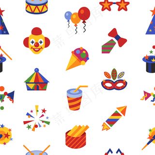 狂欢节和马戏团的标志
