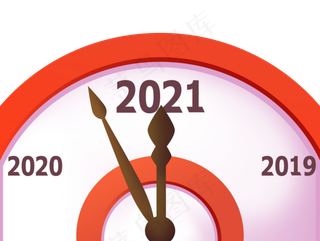 元旦跨年2021钟表