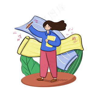 卡通创意教师节老师素材