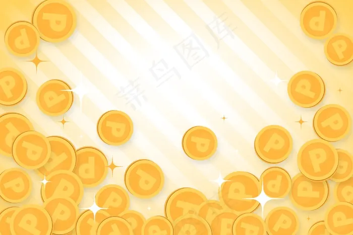 点币背景eps,ai矢量模版下载