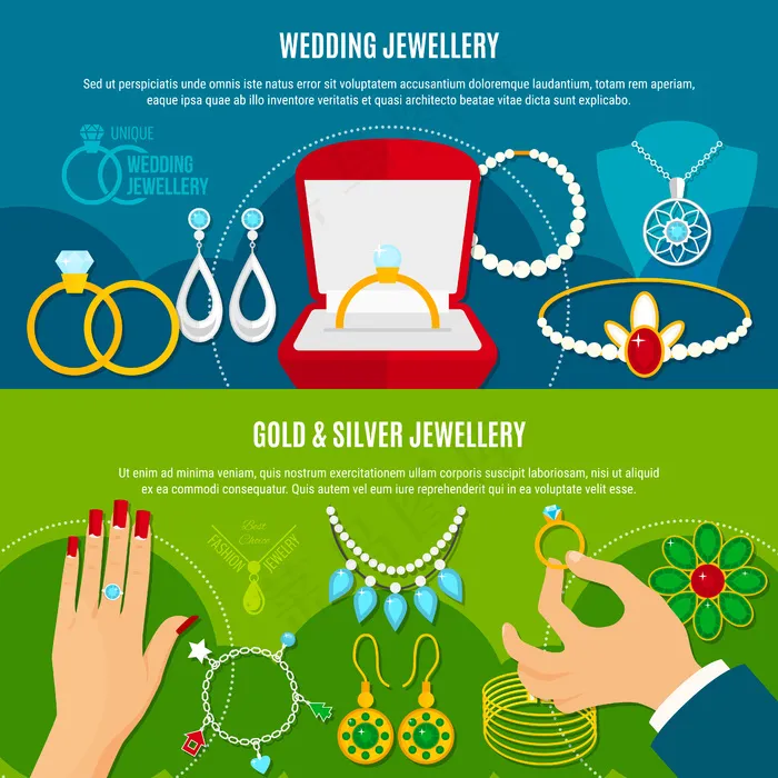 婚礼珠宝横幅bannereps,ai矢量模版下载