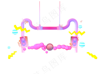 c4d双十一双十二电商元素