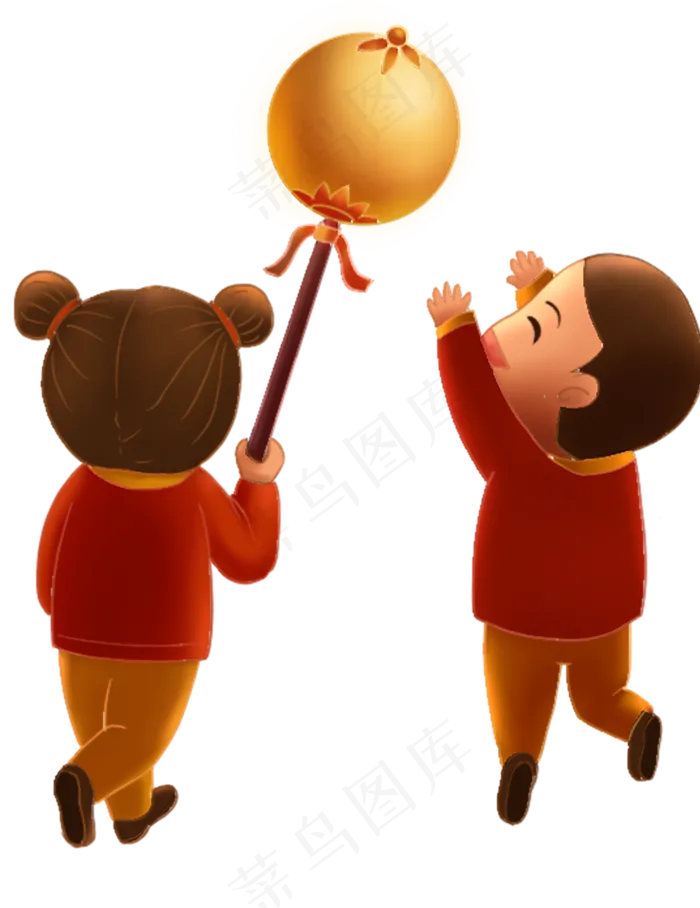 新年玩耍的孩子(2000X2595(DPI:69))psd模版下载