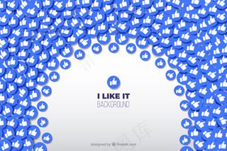 喜欢的Facebook背景