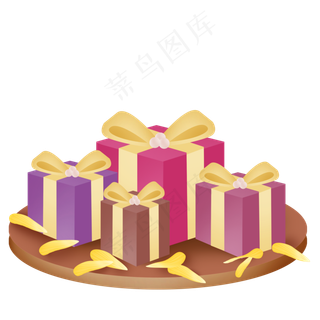 立体彩色礼物盒