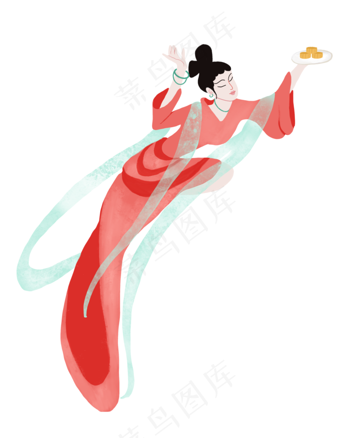 中秋节嫦娥古装神话(2000X2500(DPI:300))psd模版下载