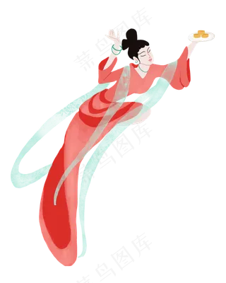 中秋节嫦娥古装神话