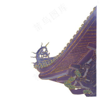 寒露国风金丝古风屋檐