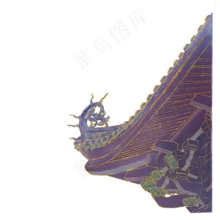 寒露国风金丝古风屋檐