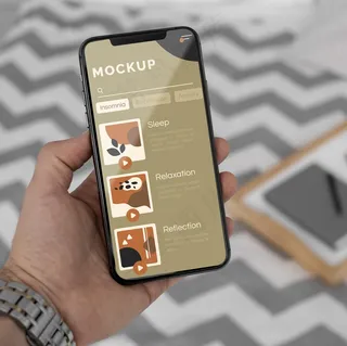 近距离移动屏幕模型样机