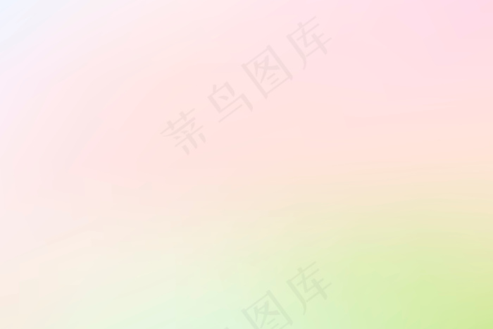 春天浅粉色和绿色的渐变背景矢量