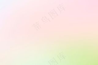 春天浅粉色和绿色的渐变背景矢量