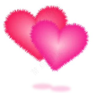 七夕卡爱少女红心