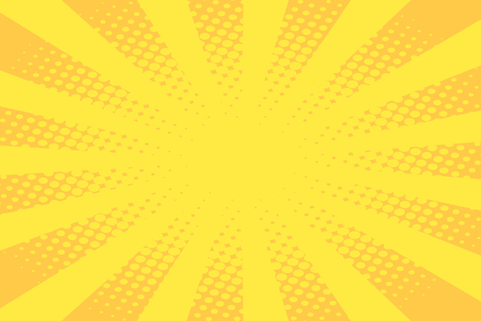 黄色卡通效果设计空间