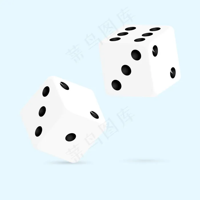 掷骰子向量eps,ai矢量模版下载