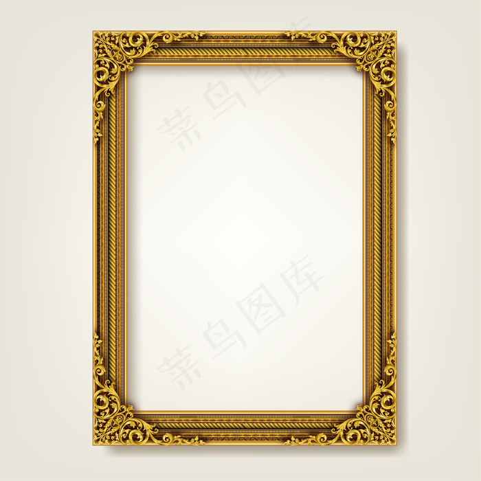 装饰性复古框架和边框