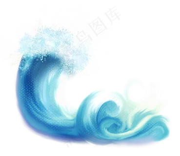 PNG 波浪 浪花 水 海洋