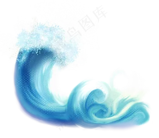 PNG 波浪 浪花 水 海洋