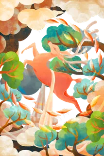 山海经神话故事九色鹿 山海经神话故事九色鹿