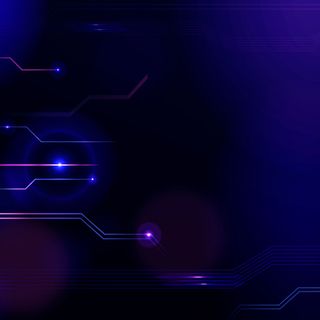 紫色色调的未来网络技术背景矢量