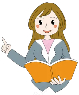 拿着书本的可爱教师
