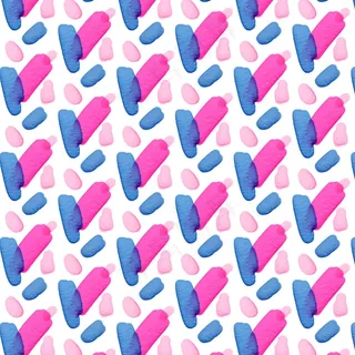 粉蓝抽象水彩图案