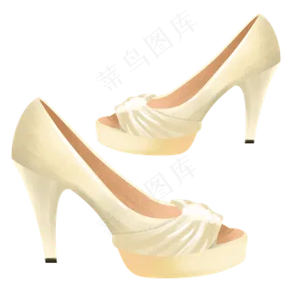 三八妇女节卡通手绘女王女神鞋之,免抠元素