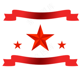 红色建党节七一八一建军节星星条